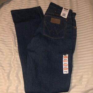 Wrangler Men's Dark Blue original fit Jeans